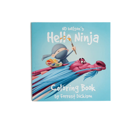 Hello Ninja Coloring Book