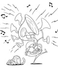 Hello Ninja Coloring Book
