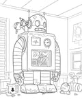 Hello Ninja Coloring Book