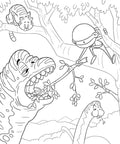 Hello Ninja Coloring Book