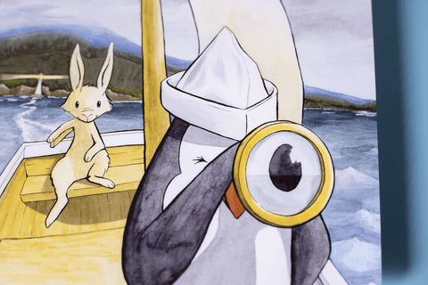 Penguin Sets Sail
